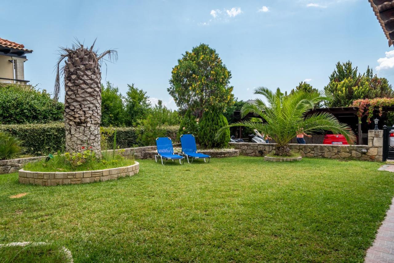 Blue Thea Luxury Villa In Afitos Екстер'єр фото