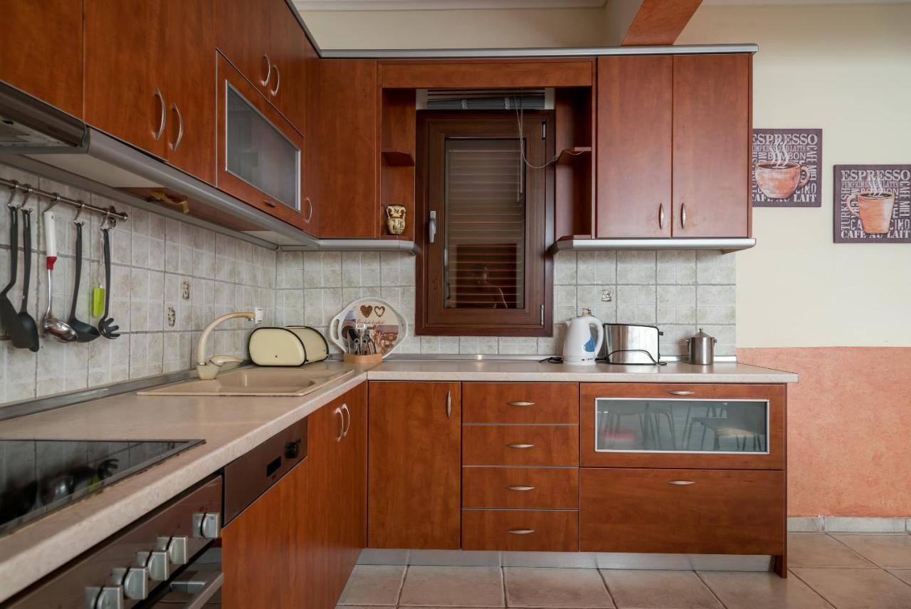 Blue Thea Luxury Villa In Afitos Екстер'єр фото